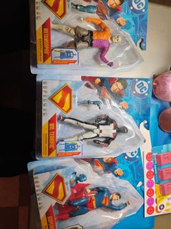 Superman action figures lot (3)
