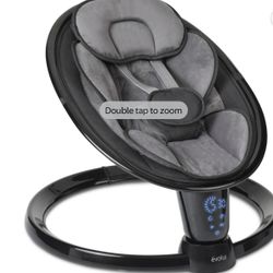 SootheSway Swing by Evolur, Black