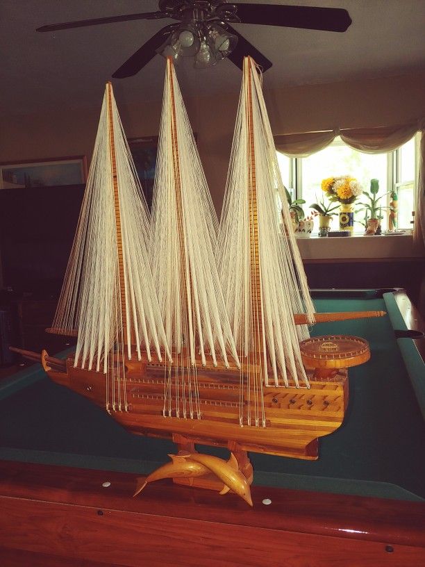 Wooden Sailboat