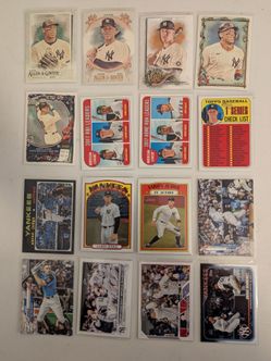 Aaron Judge baseball cards - 16 card lot