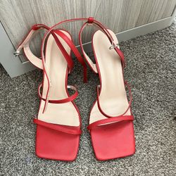 Red Womens Heels size 9