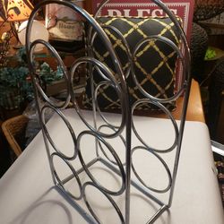 Chrome Wine Bottle Holder