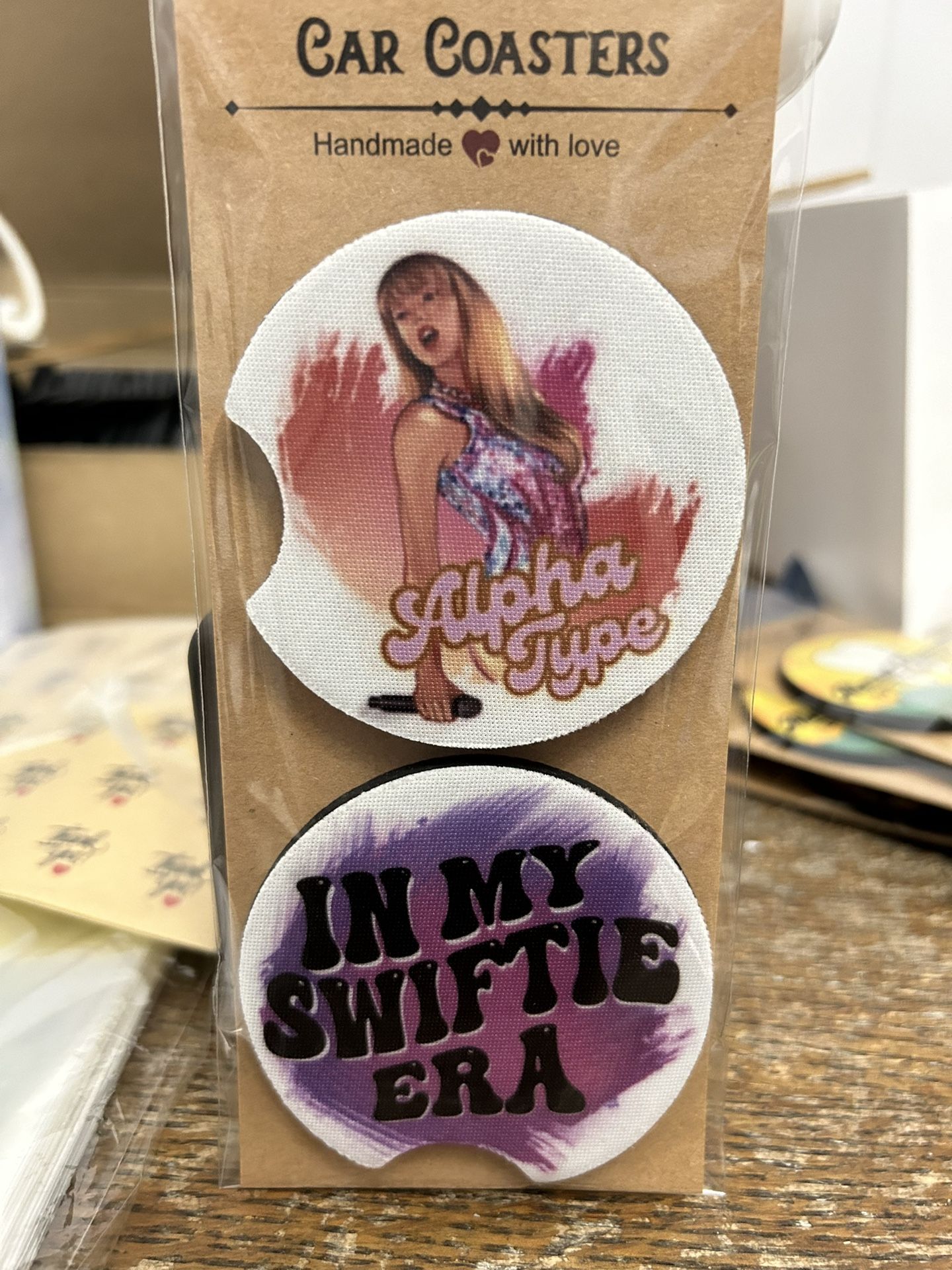 Neoprene Taylor Swift Car Coasters