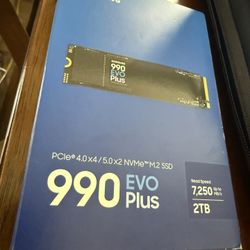 Samsung 990 evo plus 2TB nvme ssd
