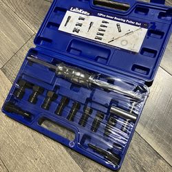 LainKeen 12pcs Blind Hole Collet Bearing Puller Set, Internal 12PC 1x(8+10mm)
