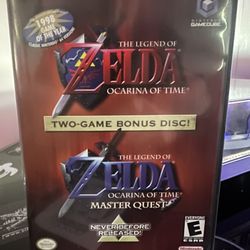 The Legend Of Zelda Ocarina Of Time & Masters Quest  Mint! 