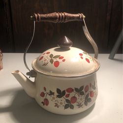 Vintage Sheffield Strawberries N Cream Kettles 