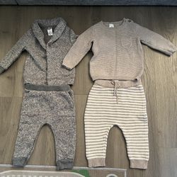Baby Boy Winter Knit Outfits Sweater Size 9M
