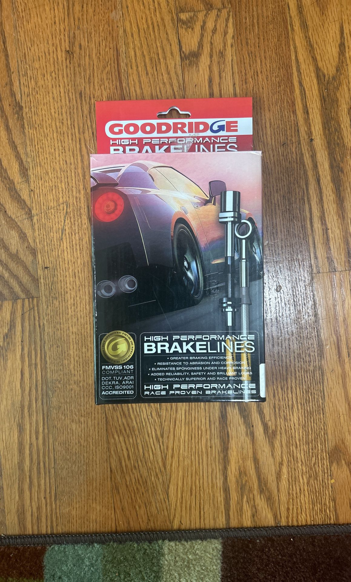 Goodridge 4-21155-Braided Stainless Steel Brake Line New Kit Toyota Trucks