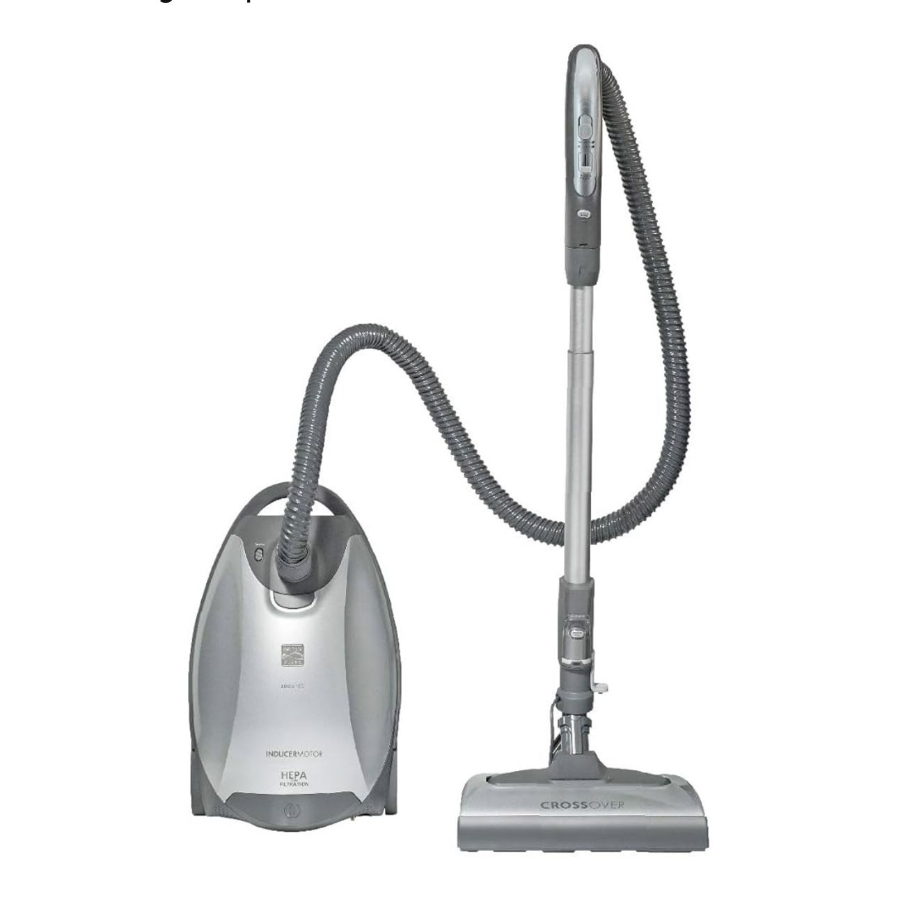Kenmore Elite 21814 Pet Friendly CrossOver Lightweight Bagged HEPA Canister Vacuum with Pet PowerMate, Extended Telescoping Wand, Retractable Like New