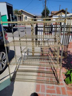 Heavy-Duty Wire Shelving Rack – Adjustable Shelves