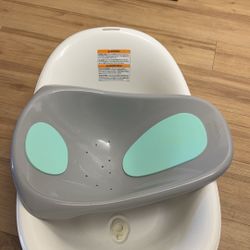 Safety 1st 3-in-1 Clean Fun Plastic Rigid Baby Bathtub, Harbor Mist