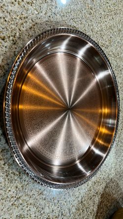 Decorative Metal Serving Tray