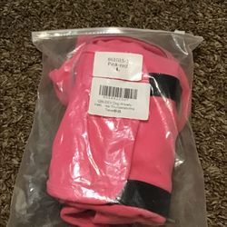 Large pink dog anxiety vest