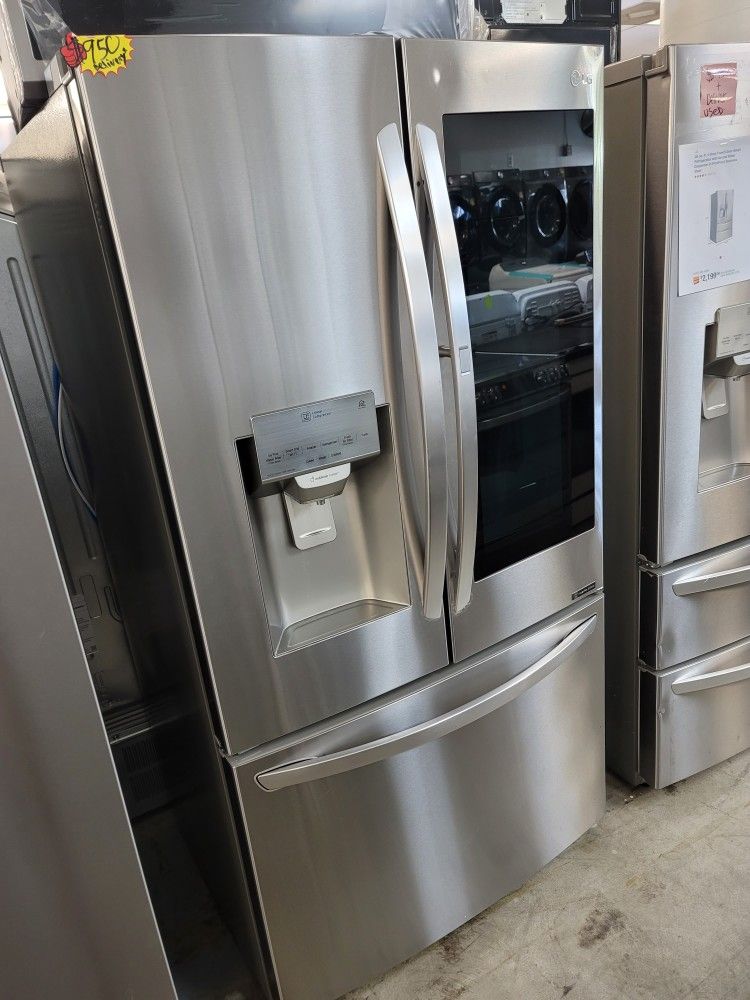 LG Instaview Stainless Steel French Door Refrigerator With Double Ice Maker 🧊 🧊