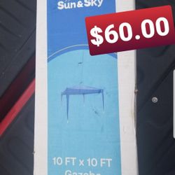 GAZEBO 10 ' x 10' SUN & SKY ‼‼NEW‼‼