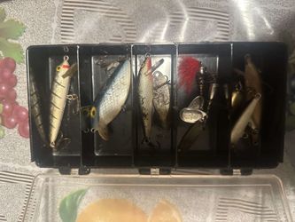 Fishing rod combo with lures