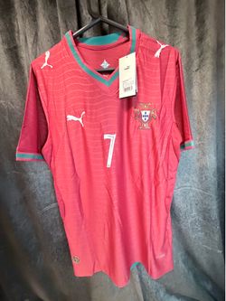 PORTUGAL CRISTIANO RONALDO #7 SOCCER JERSEY MEN L PUMA NATIONAL TEAM
