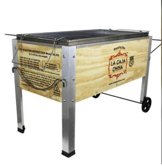 La Caja China Medium BBQ pit portable Pig Roaster New in box. - $350 (South Fort Myers)