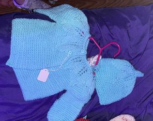 Handmade Sweater & Hat For Baby/Toddler