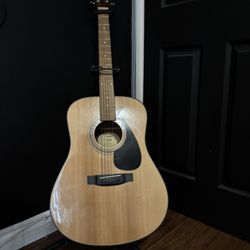 Yamaha Acoustic Guitar - F325D, With Guitar Stand. 