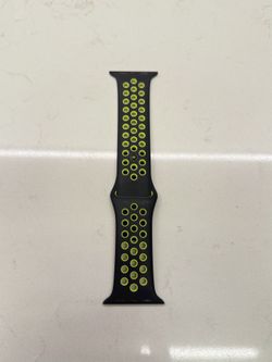 Apple Watch Band - Black/Volt Nike Sport Band