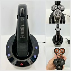 Philips Norelco Series 9000 Wet Dry Electronic Shaver With Cleaning/ Charging Station