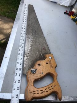 Stanley hand saw