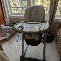 Graco Blossom 6 in 1 Convertible High Chair, Sapphire