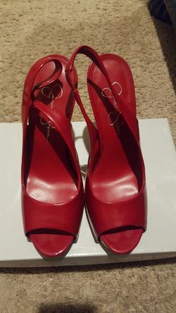 Jessica Simpson Peep toe Heels 7.5