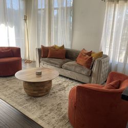 Suede Couch