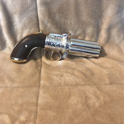 Vintage AVON Pepperbox Pistol 7" Gun Cologne Bottle