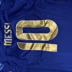 Argentina Messi Authentic Away Jersey 