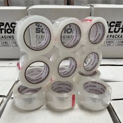 36 Rolls 2”x 110 Yards 2 Mil Heavy Duty Clear Packing Tape