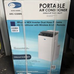 Whynter Nex 12,000 (DOE) BTU Inverter Portable Air Conditioner Cools 600 sq. ft. with Dehumidifier and Wifi Enabled in White