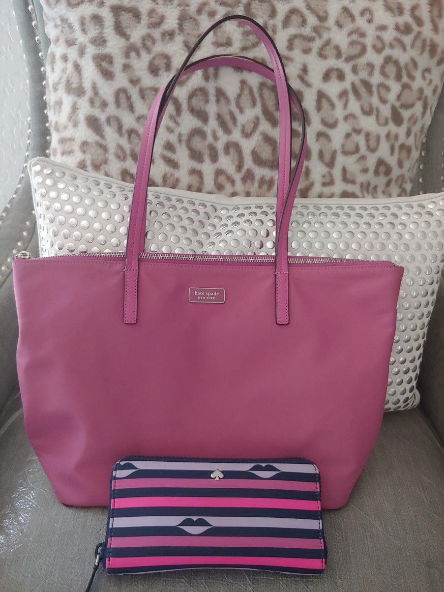 Matching KATE SPADE Tote Bag & Wallet