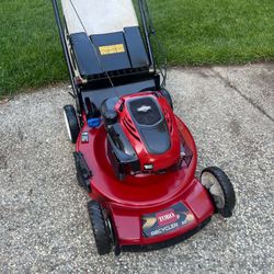 Toro 7.25 190cc Rear Wheel Self Propelled Lawn Mower With Blade Control  