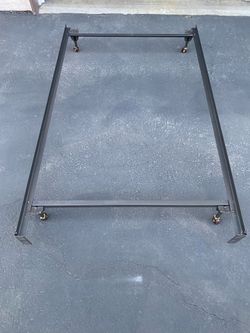 Metal Rolling Bed Frame Base  63.5" x 38.5"