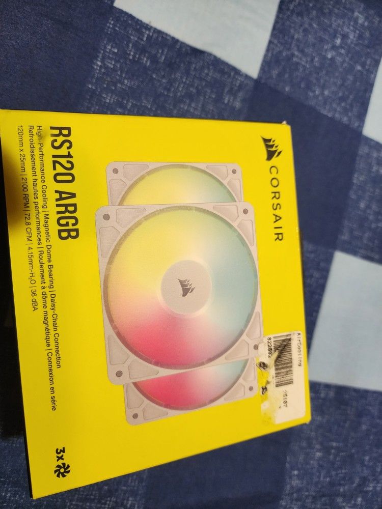 Corsair RS 120 Mm Rgb Fans New 2 Days Old For Sale