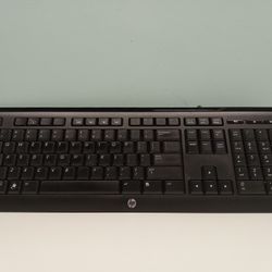 HP Original Black US English Wired USB Keyboard ⌨ 