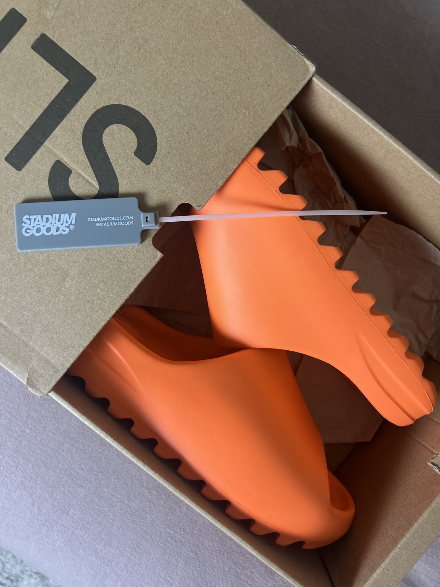 Yeezy Slide Orange Size