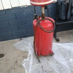 Portable Air Operated Waste Oil Drain Tank