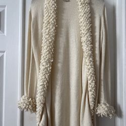 John Paul Richard Long Sweater Cardigan sz 8