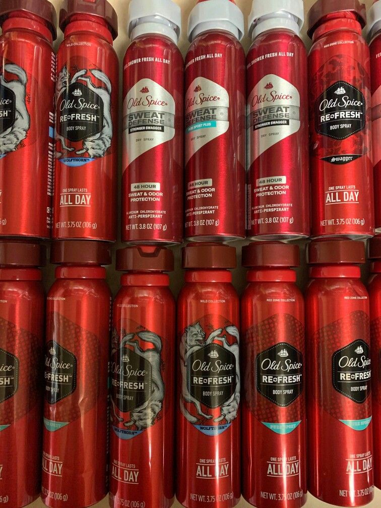 Old spice deodorants 