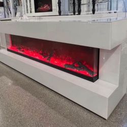 New Fireplace Tv Stand In Box 📦 Finance Available No Credit Needed