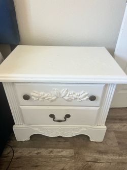 Vintage French Provincial Nightstand – Solid Wood