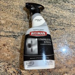 NEW Weiman Stainless Steel Cleaner & Polish 22 oz – Streak-Free Shine