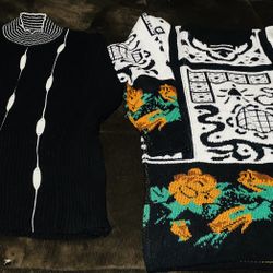 2 Italian Designer Sweaters from NY Boutiques- Great Condition!