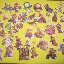 50 SUPER MARIO STICKERS 