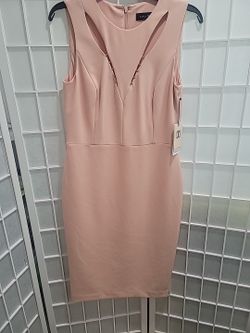Ivanka trump Sheath Sleveless Stretch Dress Light Pink Size 8